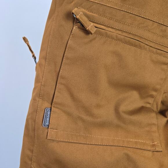Burton Southside Men's Snowboarding Pants Dry Ride Canva Tan Medium Streetwear - Picture 4 of 8
